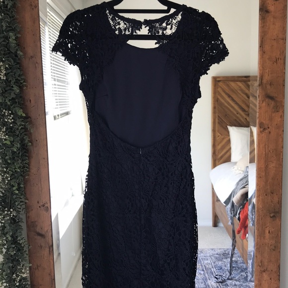 Francesca’s Collections Navy blue dress - Picture 5 of 5